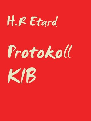 cover image of Protokoll KIB